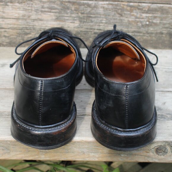 GUC, Allen Edmonds 'Hillcrest' Black Leather Derby, Men's 9.5 D, Made in USA - Picture 8 of 14